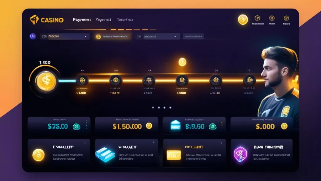 Panel wypłat z czasem realizacji i limitami w kasynie online