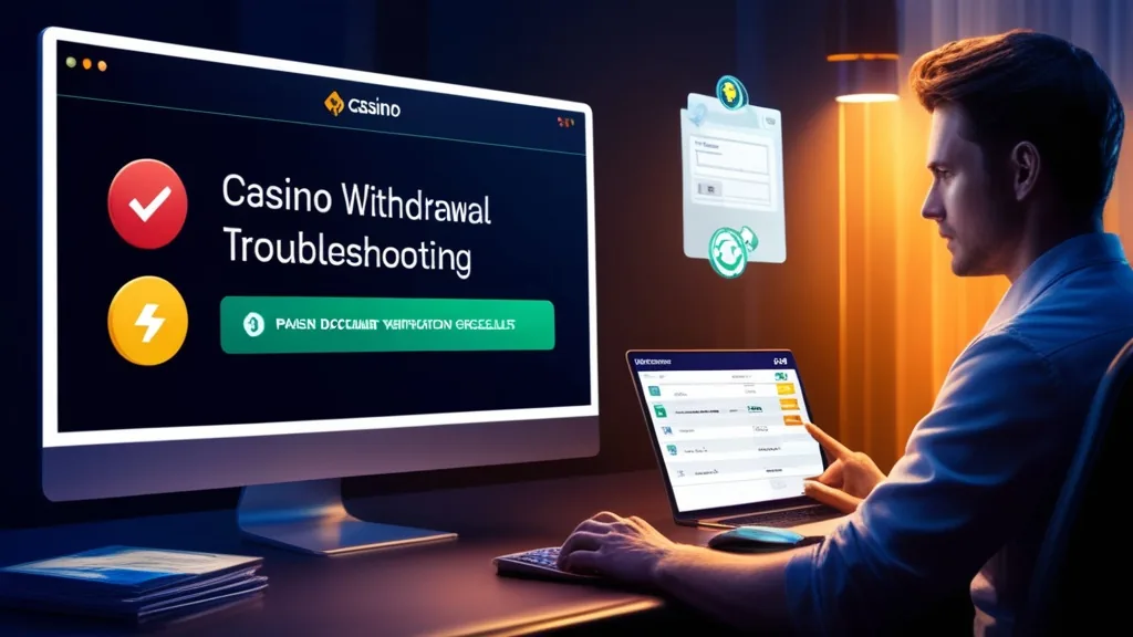 Problemy z wypłatą i weryfikacją na ekranie kasyna online